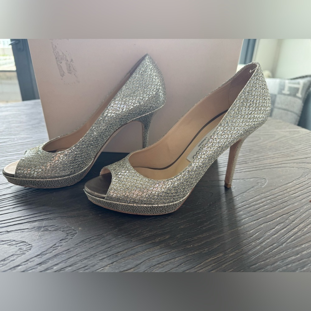 Jimmy Choo Luna Glitter 37